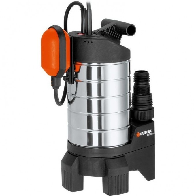 Насос дренажный для грязной воды GARDENA 20000 INOX PREMIUM 01802-20.000.00 Насос дренажный для грязной воды GARDENA 20000 INOX PREMIUM 01802-20.000.00