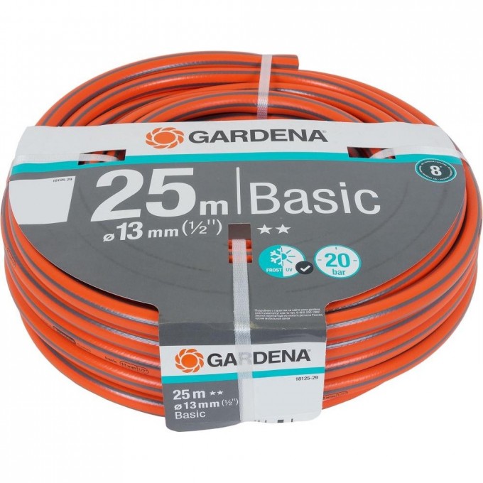 Шланг GARDENA BASIC 19 мм (3/4) 25 м 18143-29.000.00 Шланг GARDENA BASIC 19 мм (3/4) 25 м 18143-29.000.00