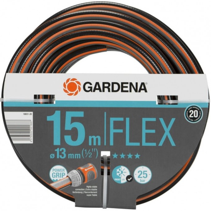Шланг GARDENA FLEX 13 мм (1/2"), 15м 18031-20.000.00 Шланг GARDENA FLEX 13 мм (1/2"), 15м 18031-20.000.00
