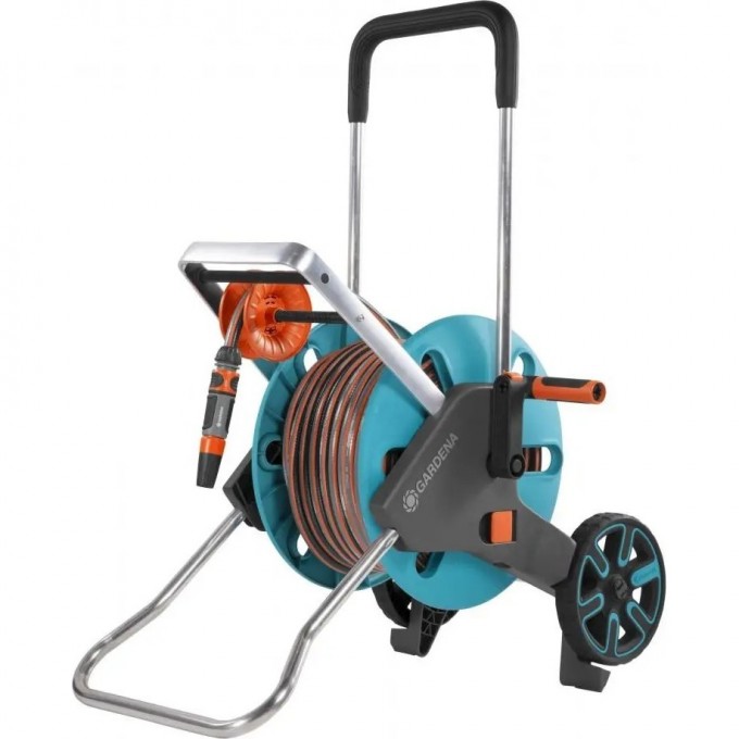 Тележка для шланга GARDENA AQUAROLL M EASY SET с комплектом для полива 18517-20.000.00 Тележка для шланга GARDENA AQUAROLL M EASY SET с комплектом для полива 18517-20.000.00