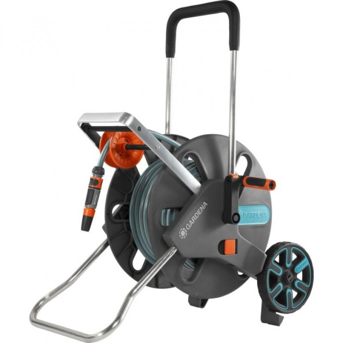 Тележка для шланга GARDENA HOSE TROLLEY CLEVERROLL L EASY SET с комплектом для полива 18522-20.000.00 Тележка для шланга GARDENA HOSE TROLLEY CLEVERROLL L EASY SET с комплектом для полива 18522-20.000.00