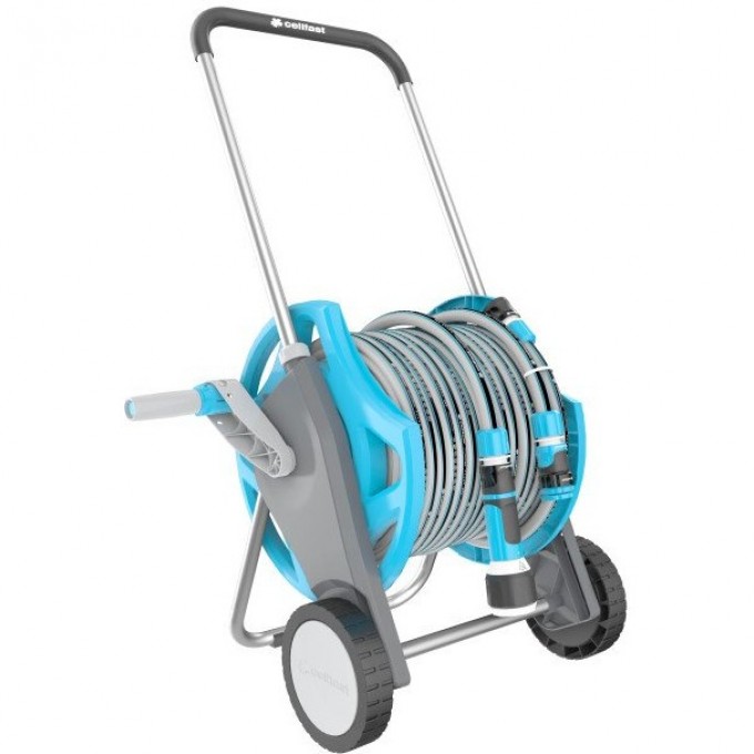 Тележка GARDENA DISCOVER 20 в комплекте со шлангом MULTIFLEX 1/2" 20м и фитингами 55-620 Тележка GARDENA DISCOVER 20 в комплекте со шлангом MULTIFLEX 1/2" 20м и фитингами 55-620